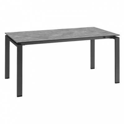 Stół rozkładany HPL 160/210x95 cm Kettler  0101735-7200 (antracyt-antracyt)