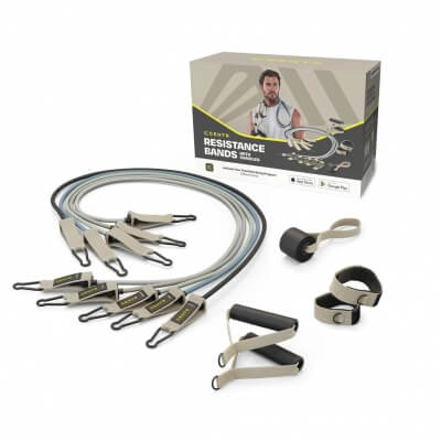 CENTR RESISTANCE BANDS CTB - zestaw do treningu siłowego  