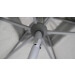 PARASOL OGRODOWY EASY ALLROUND 270cm KETTLER 0106050-7200 / jasno-szary 