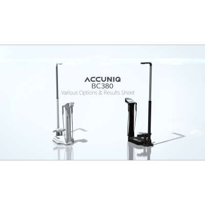 ANALIZATOR SKŁADU CIAŁA ACCUNIQ BC380 - Fitness4you.pl